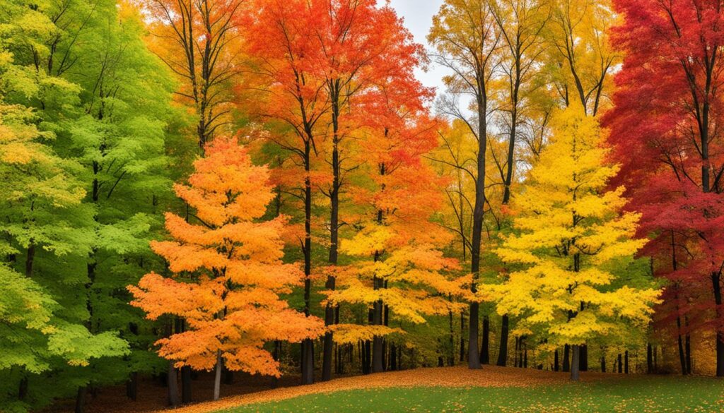 leaf color change