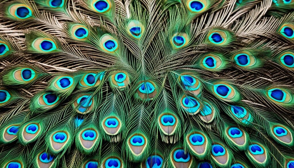 peacock feather evolution