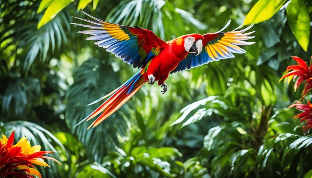 scarlet macaw